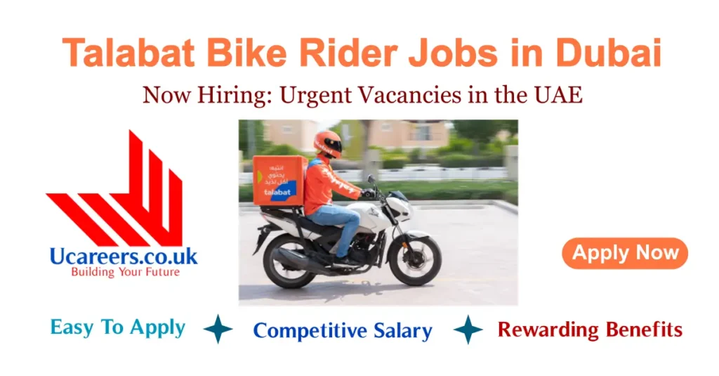 Talabat Bike Rider Jobs in Dubai